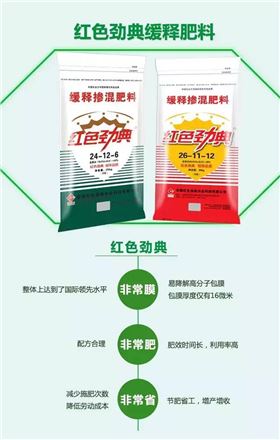 红色劲典缓释掺混肥料